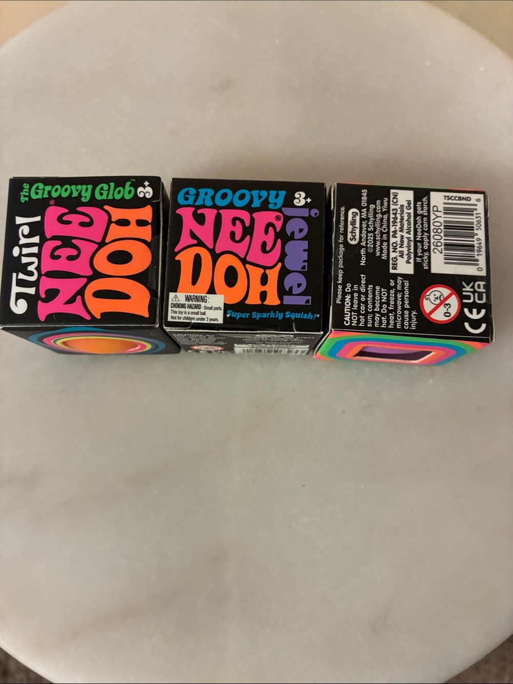 Neon Dough Kids Toy - Purple & Orange - Picture 4 of 5